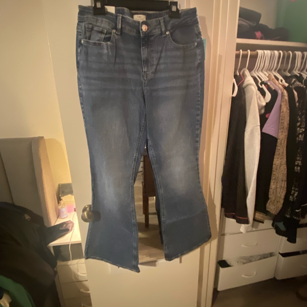 Maurices Dark Blue Flare Jeans